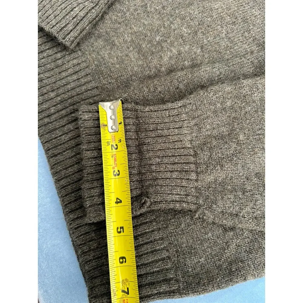 Pendleton Shetland Wool Crewneck Sweater Mens XL Gray Washable Knit Pullover